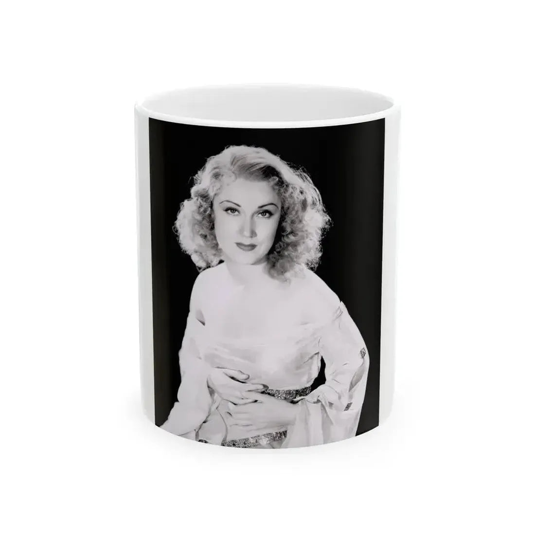 Fay Wray #15 (Vintage Female Icon) White Coffee Mug 11oz - Go Mug Yourself