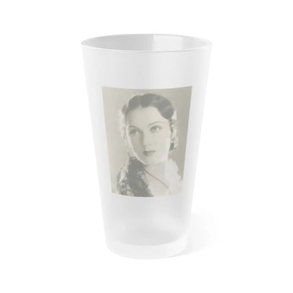 Fay Wray #152 (Vintage Female Icon) Frosted Pint Glass 16oz-16oz-Frosted-Go Mug Yourself