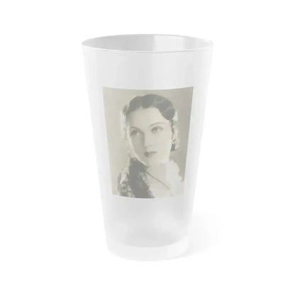 Fay Wray #152 (Vintage Female Icon) Frosted Pint Glass 16oz 16oz Frosted - Go Mug Yourself