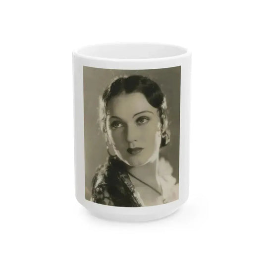 Fay Wray #152 (Vintage Female Icon) White Coffee Mug 15oz - Go Mug Yourself