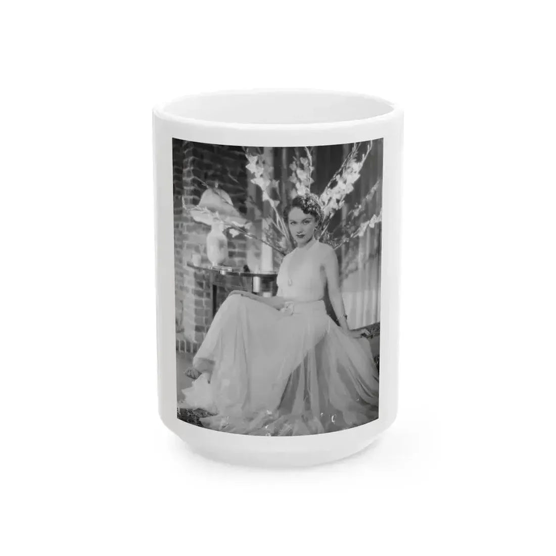 Fay Wray #161 (Vintage Female Icon) White Coffee Mug 15oz - Go Mug Yourself