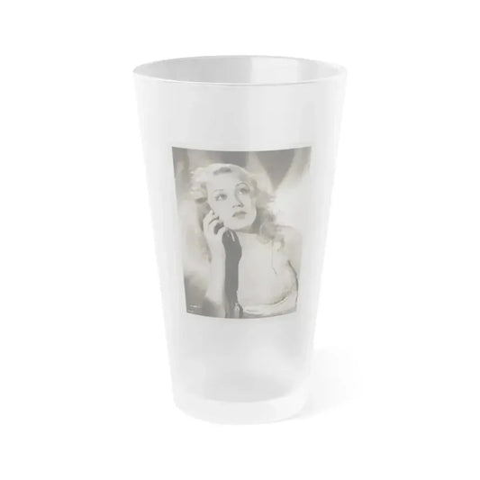 Fay Wray #163 (Vintage Female Icon) Frosted Pint Glass 16oz 16oz Frosted - Go Mug Yourself
