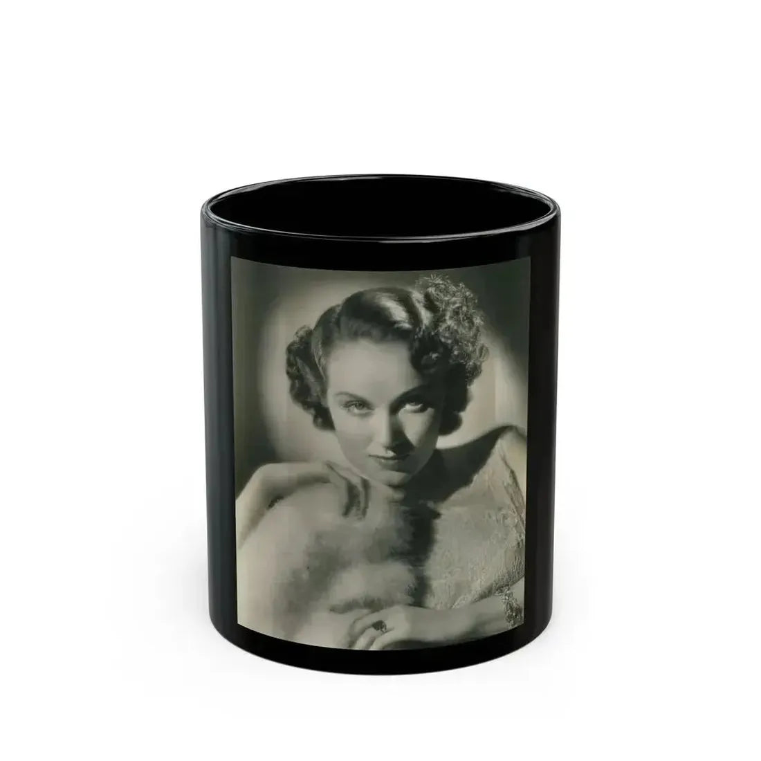 Fay Wray #164 (Vintage Female Icon) Black Coffee Mug 11oz - Go Mug Yourself