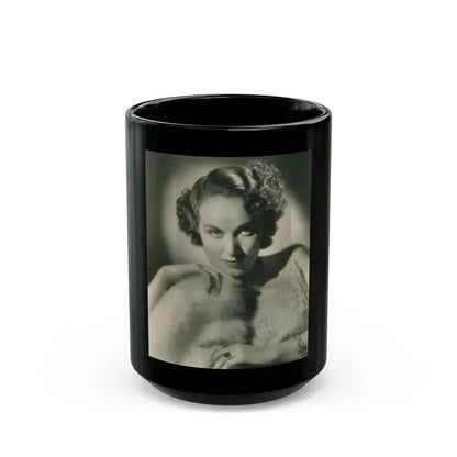 Fay Wray #164 (Vintage Female Icon) Black Coffee Mug 15oz - Go Mug Yourself