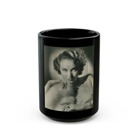 Fay Wray #164 (Vintage Female Icon) Black Coffee Mug 15oz - Go Mug Yourself