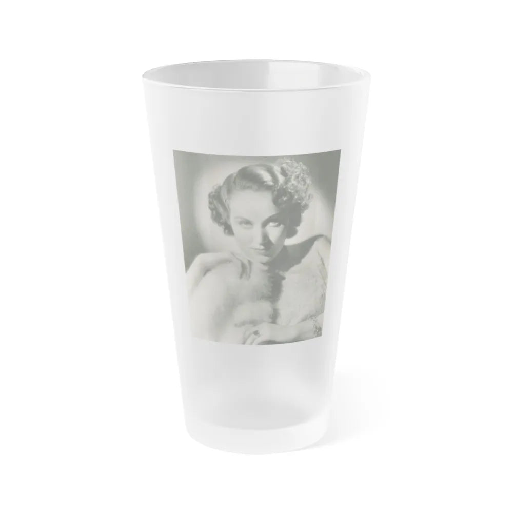 Fay Wray #164 (Vintage Female Icon) Frosted Pint Glass 16oz-16oz-Frosted-Go Mug Yourself