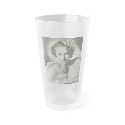 Fay Wray #164 (Vintage Female Icon) Frosted Pint Glass 16oz 16oz Frosted - Go Mug Yourself