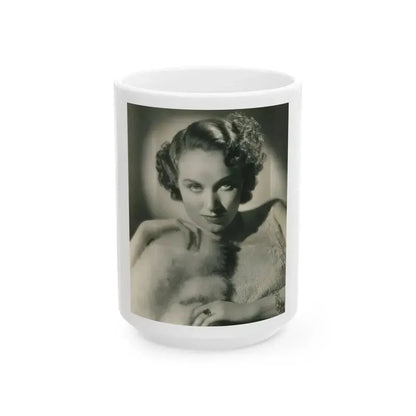 Fay Wray #164 (Vintage Female Icon) White Coffee Mug 15oz - Go Mug Yourself