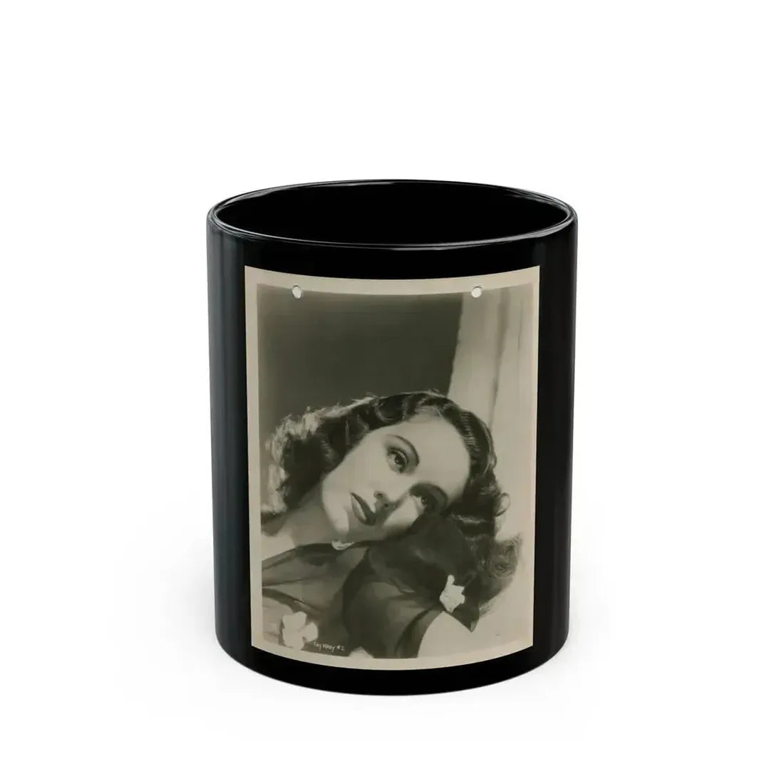 Fay Wray #165 (Vintage Female Icon) Black Coffee Mug 11oz - Go Mug Yourself