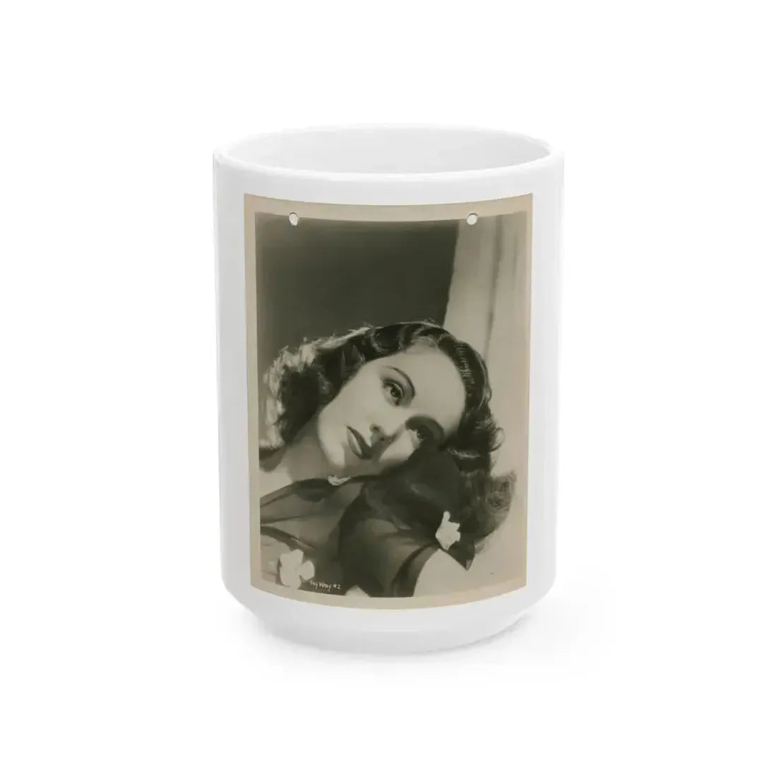 Fay Wray #165 (Vintage Female Icon) White Coffee Mug 15oz - Go Mug Yourself
