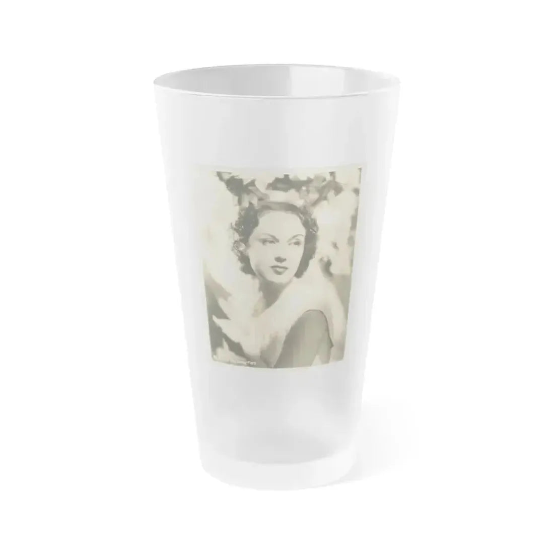 Fay Wray #166 (Vintage Female Icon) Frosted Pint Glass 16oz 16oz Frosted - Go Mug Yourself