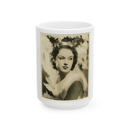 Fay Wray #166 (Vintage Female Icon) White Coffee Mug 15oz - Go Mug Yourself