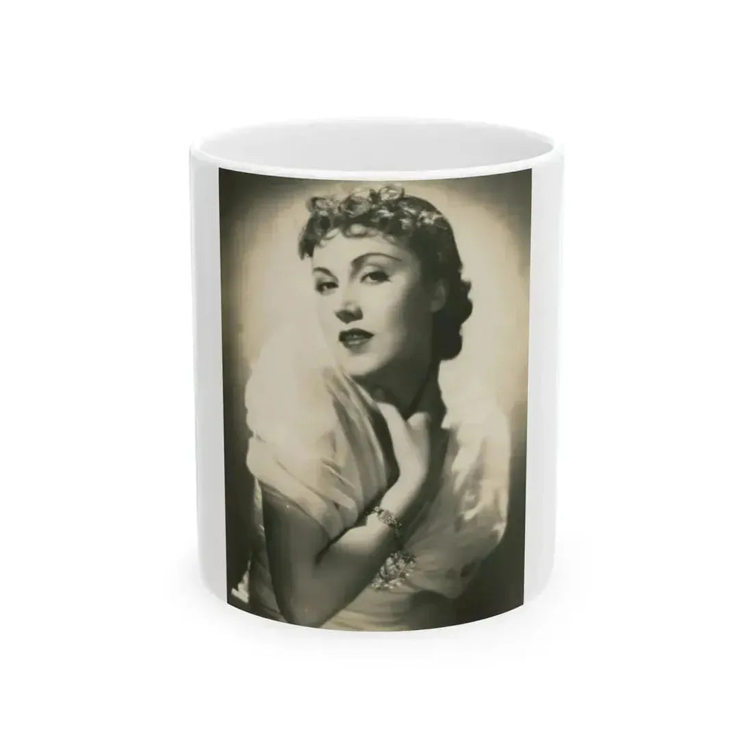 Fay Wray #170 (Vintage Female Icon) White Coffee Mug 11oz - Go Mug Yourself