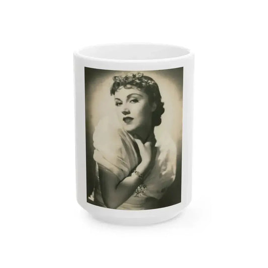 Fay Wray #170 (Vintage Female Icon) White Coffee Mug 15oz - Go Mug Yourself