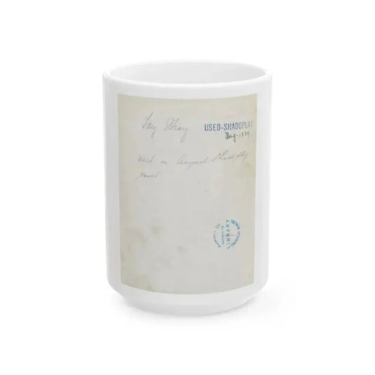 Fay Wray #171 (Vintage Female Icon) White Coffee Mug 15oz - Go Mug Yourself