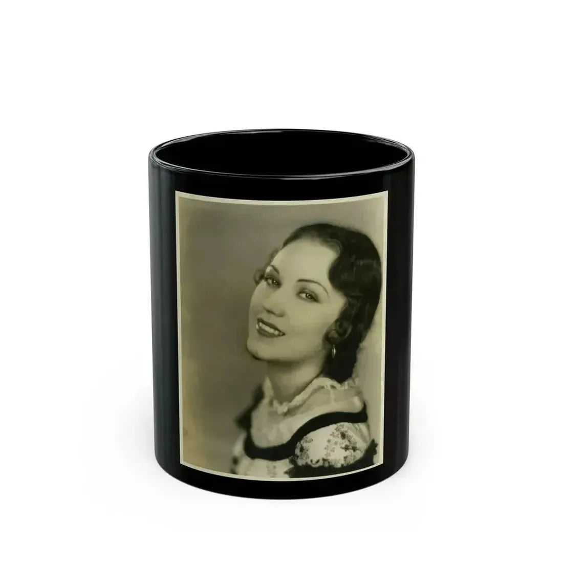Fay Wray #172 (Vintage Female Icon) Black Coffee Mug 11oz - Go Mug Yourself