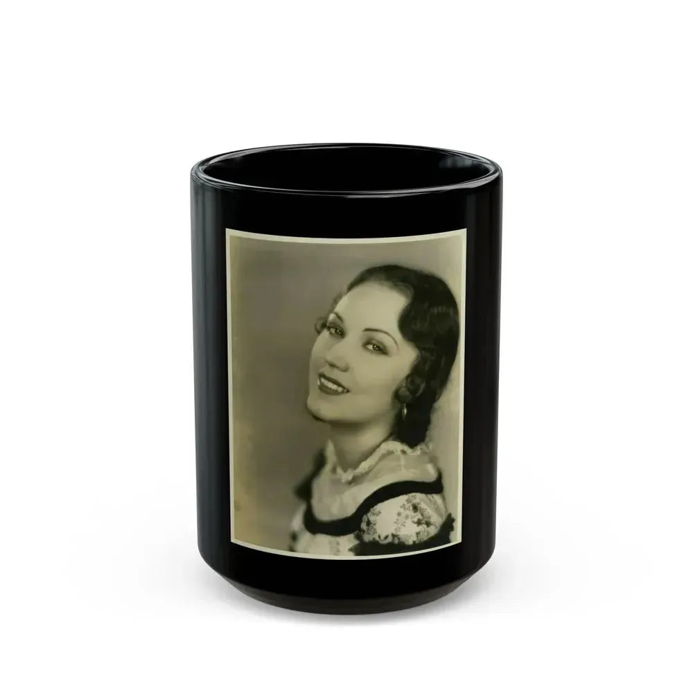 Fay Wray #172 (Vintage Female Icon) Black Coffee Mug 15oz - Go Mug Yourself