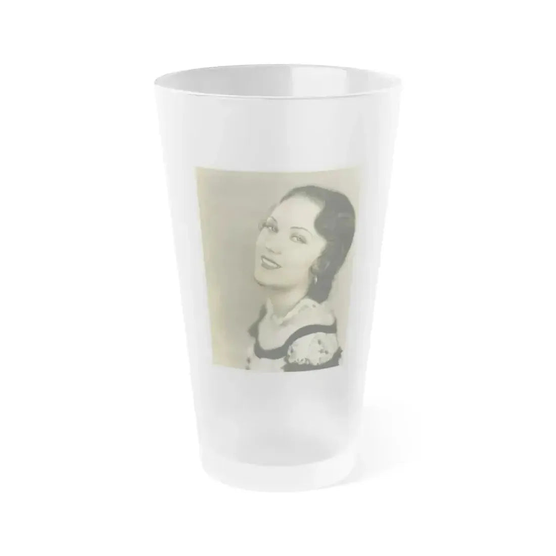 Fay Wray #172 (Vintage Female Icon) Frosted Pint Glass 16oz 16oz Frosted - Go Mug Yourself