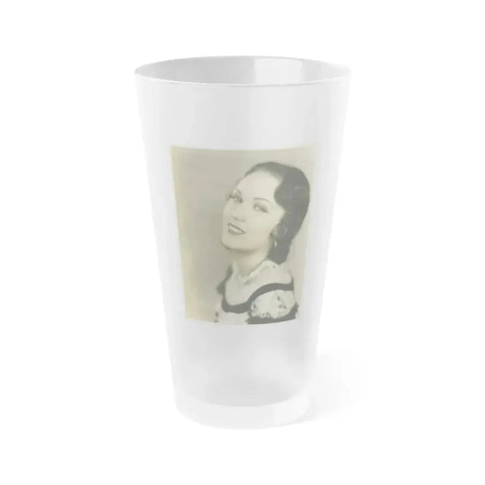 Fay Wray #172 (Vintage Female Icon) Frosted Pint Glass 16oz 16oz Frosted - Go Mug Yourself