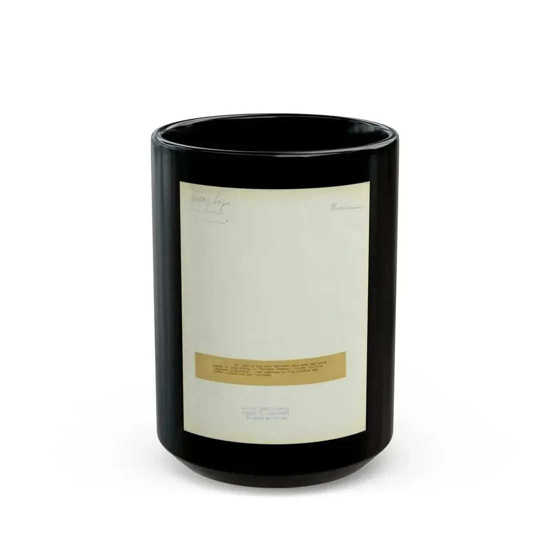 Fay Wray #173 (Vintage Female Icon) Black Coffee Mug 15oz - Go Mug Yourself