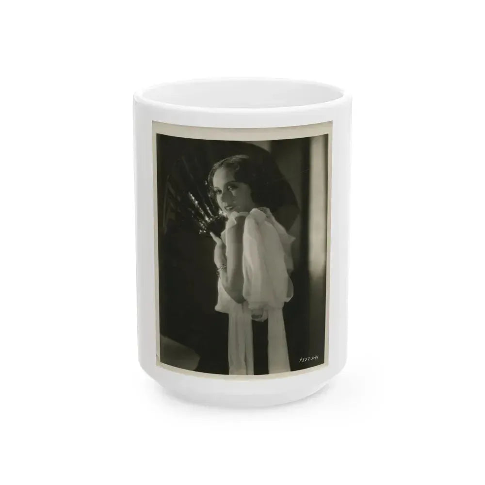 Fay Wray #174 (Vintage Female Icon) White Coffee Mug 15oz - Go Mug Yourself