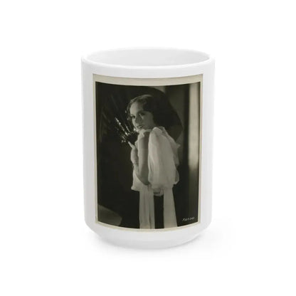 Fay Wray #174 (Vintage Female Icon) White Coffee Mug 15oz - Go Mug Yourself