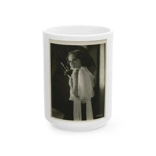 Fay Wray #174 (Vintage Female Icon) White Coffee Mug 15oz - Go Mug Yourself