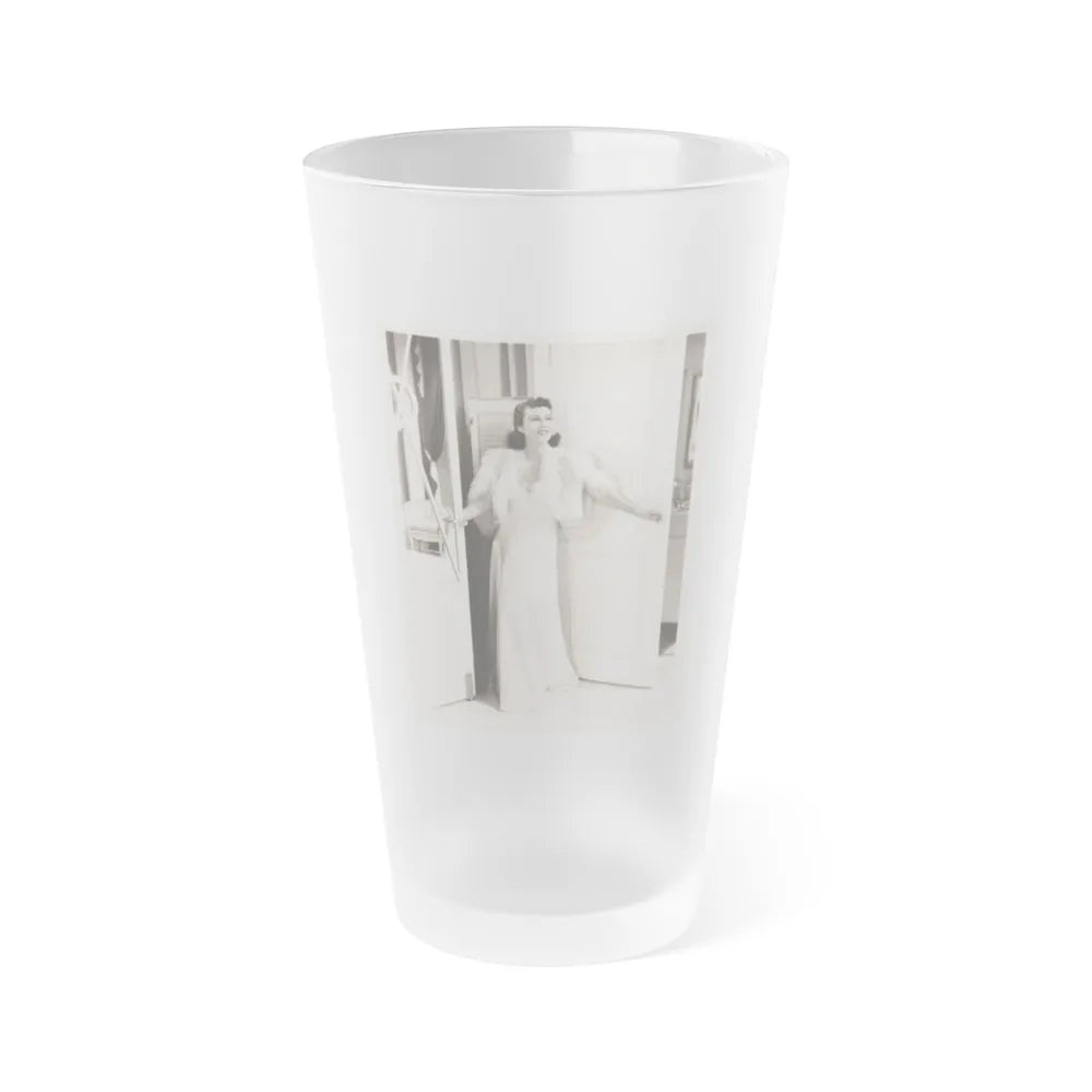 Fay Wray #177 (Vintage Female Icon) Frosted Pint Glass 16oz-16oz-Frosted-Go Mug Yourself