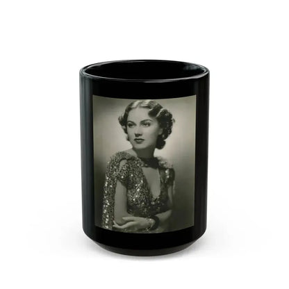 Fay Wray #178 (Vintage Female Icon) Black Coffee Mug 15oz - Go Mug Yourself