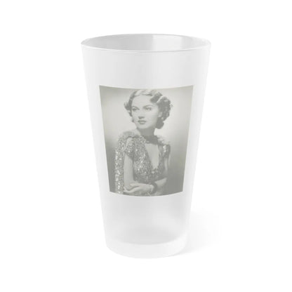 Fay Wray #178 (Vintage Female Icon) Frosted Pint Glass 16oz-16oz-Frosted-Go Mug Yourself