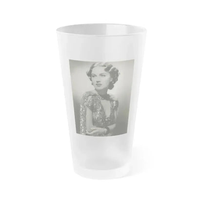 Fay Wray #178 (Vintage Female Icon) Frosted Pint Glass 16oz 16oz Frosted - Go Mug Yourself