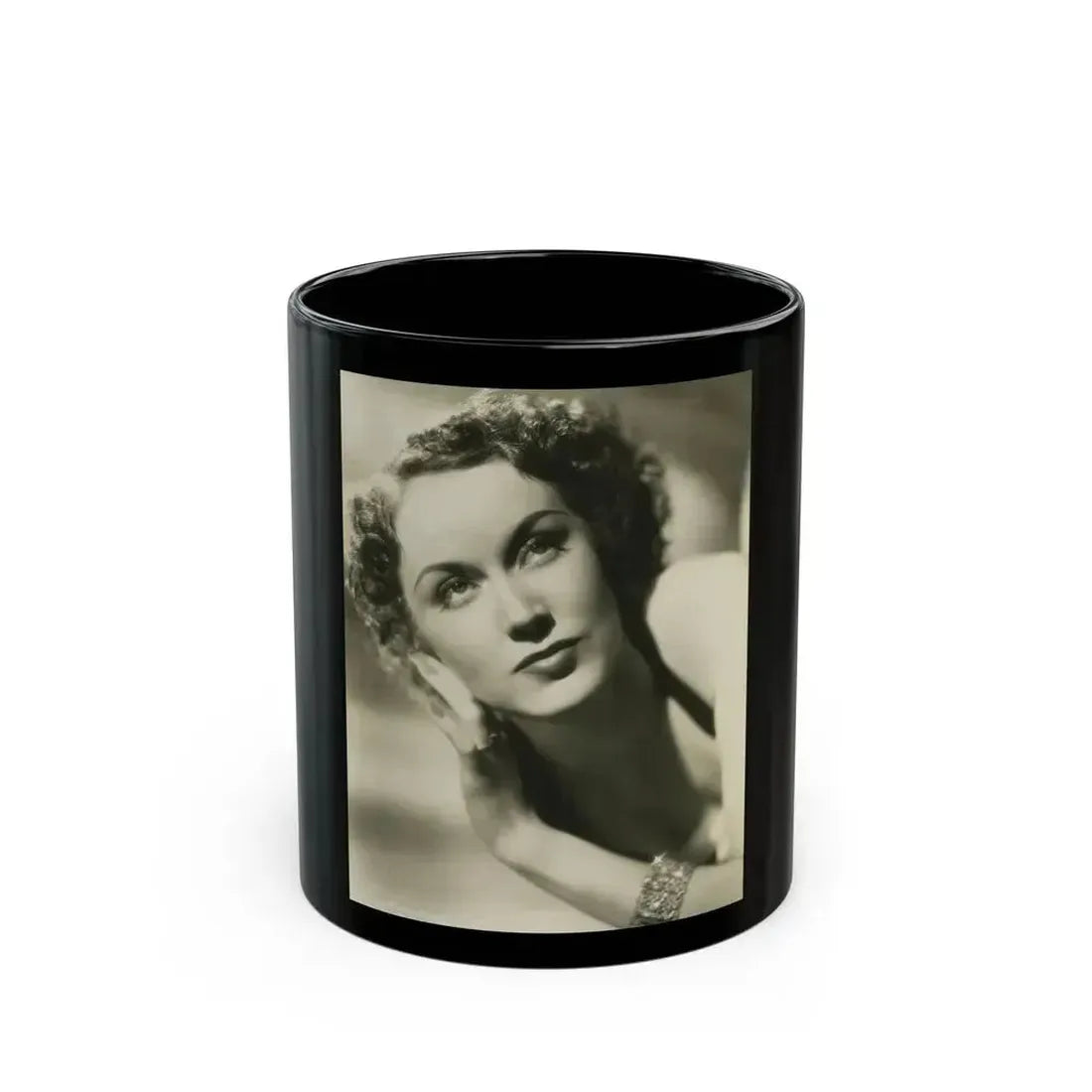 Fay Wray #181 (Vintage Female Icon) Black Coffee Mug 11oz - Go Mug Yourself