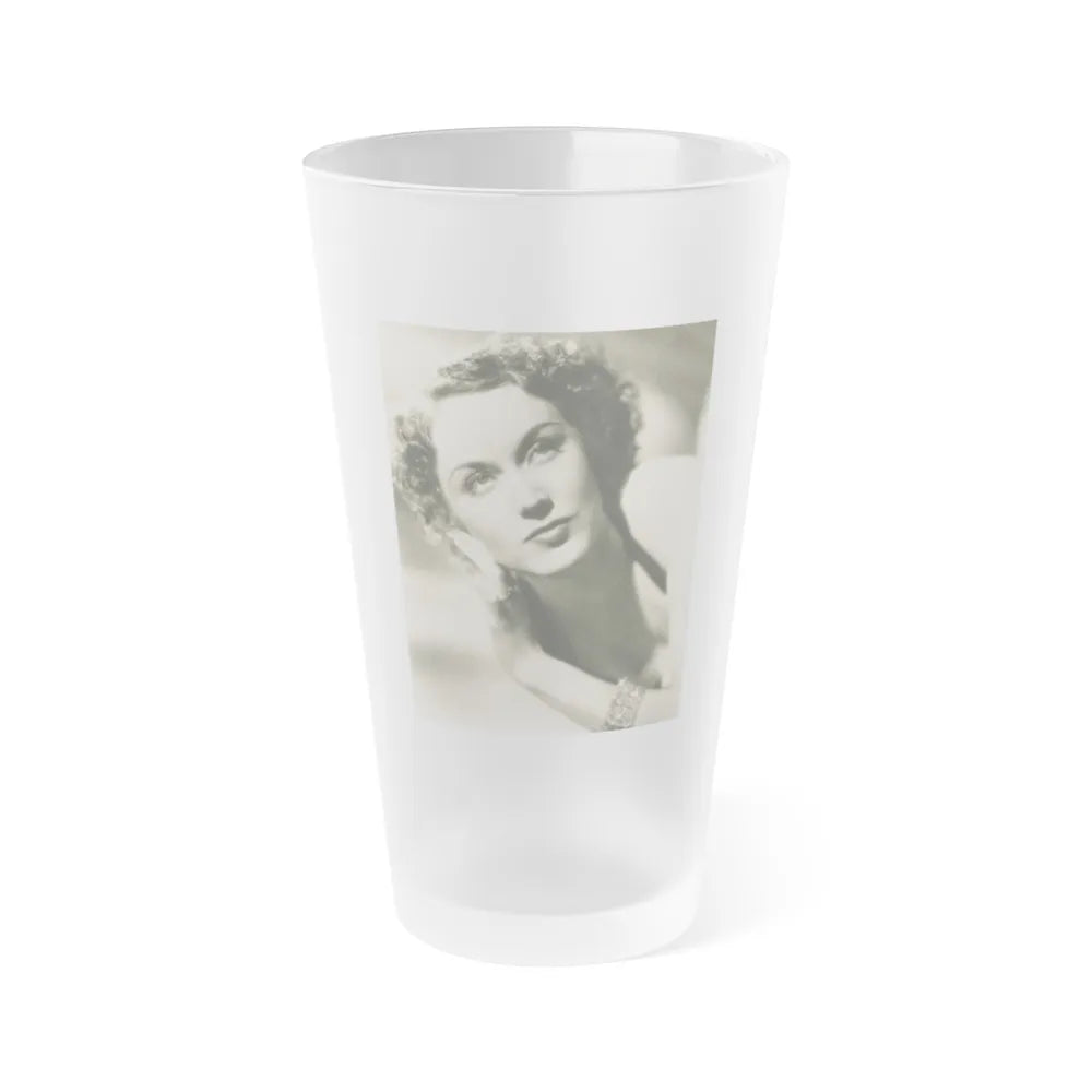 Fay Wray #181 (Vintage Female Icon) Frosted Pint Glass 16oz-16oz-Frosted-Go Mug Yourself