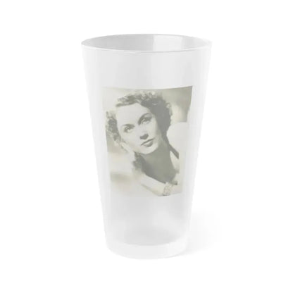Fay Wray #181 (Vintage Female Icon) Frosted Pint Glass 16oz 16oz Frosted - Go Mug Yourself