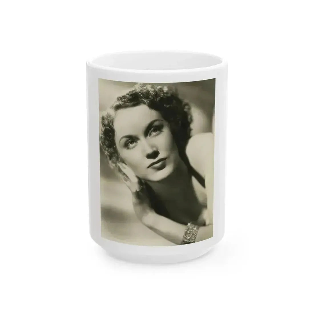 Fay Wray #181 (Vintage Female Icon) White Coffee Mug 15oz - Go Mug Yourself