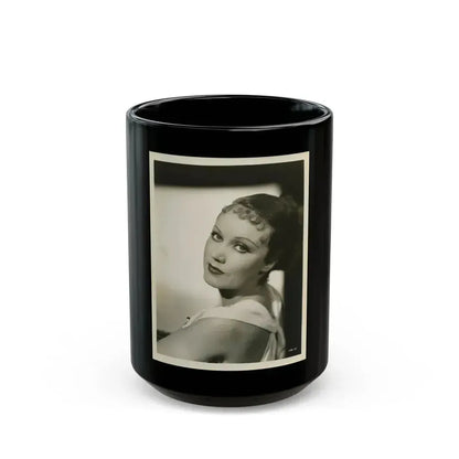 Fay Wray #184 (Vintage Female Icon) Black Coffee Mug 15oz - Go Mug Yourself