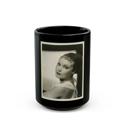 Fay Wray #184 (Vintage Female Icon) Black Coffee Mug 15oz - Go Mug Yourself