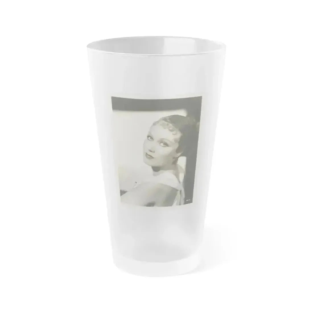Fay Wray #184 (Vintage Female Icon) Frosted Pint Glass 16oz 16oz Frosted - Go Mug Yourself