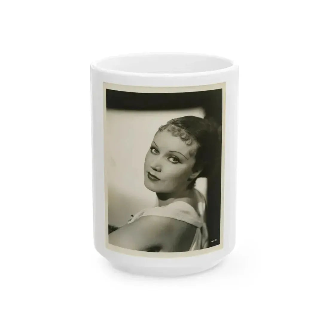 Fay Wray #184 (Vintage Female Icon) White Coffee Mug 15oz - Go Mug Yourself