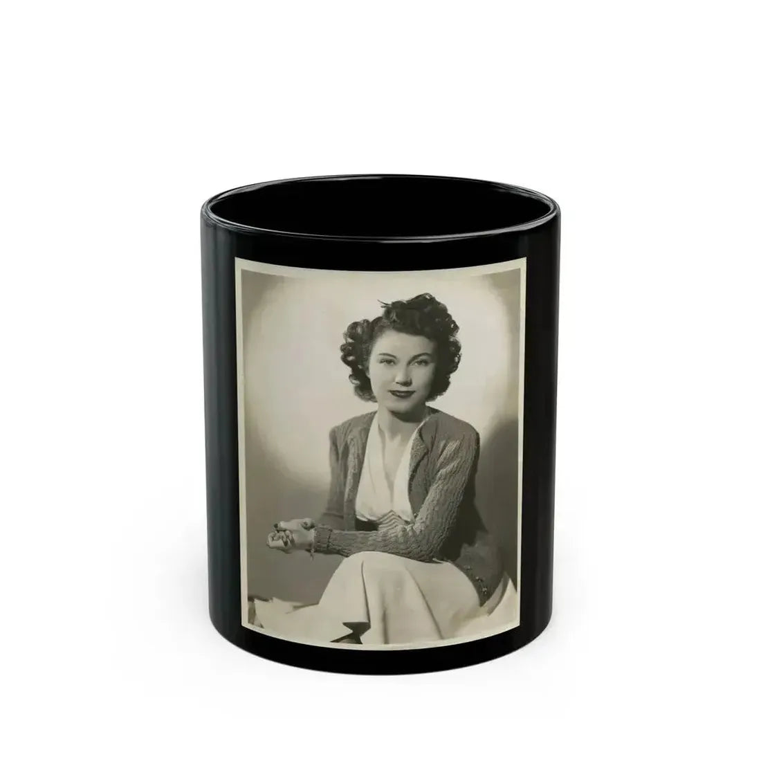 Fay Wray #186 (Vintage Female Icon) Black Coffee Mug 11oz - Go Mug Yourself
