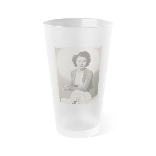 Fay Wray #186 (Vintage Female Icon) Frosted Pint Glass 16oz-16oz-Frosted-Go Mug Yourself