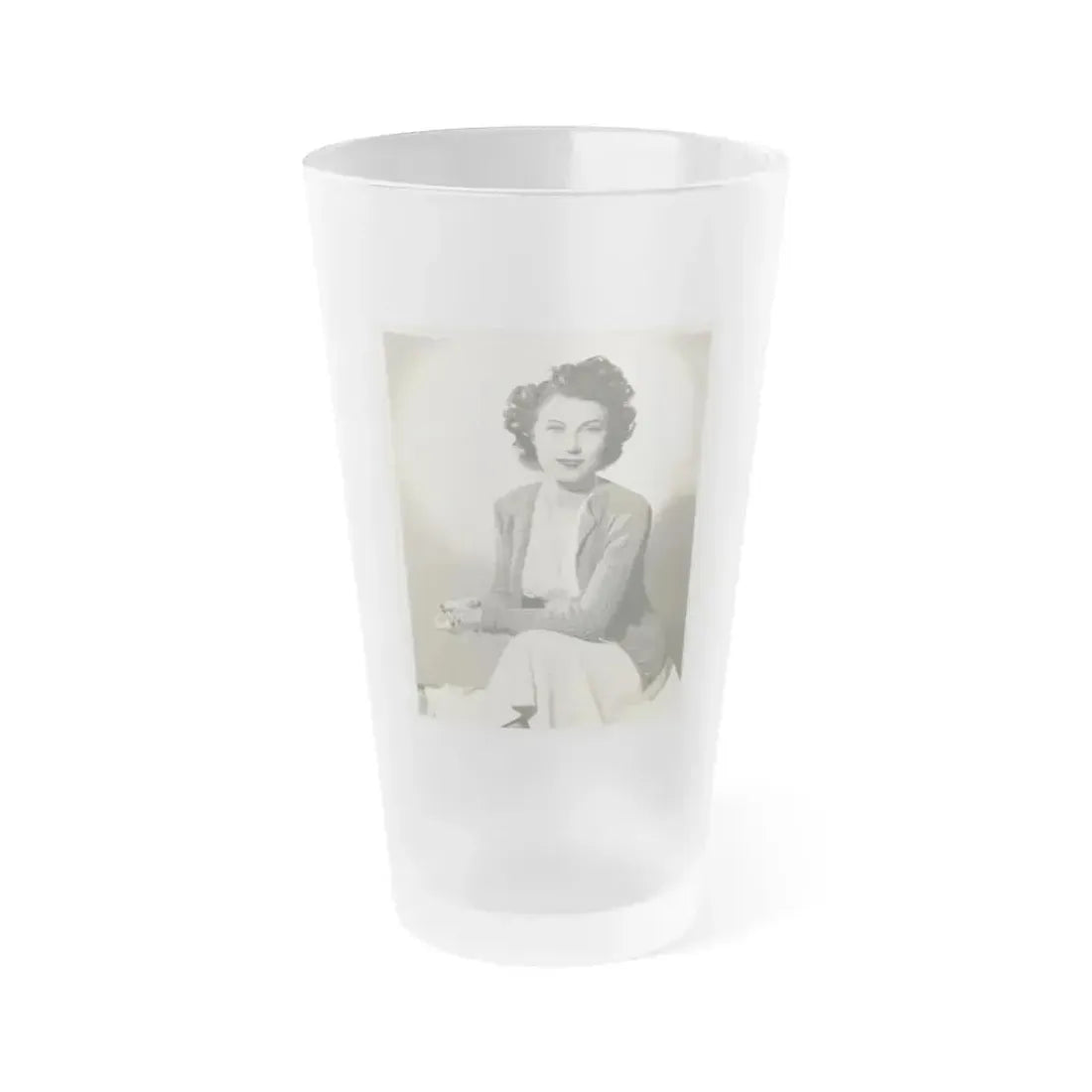 Fay Wray #186 (Vintage Female Icon) Frosted Pint Glass 16oz 16oz Frosted - Go Mug Yourself
