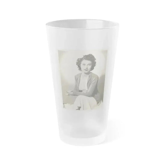 Fay Wray #186 (Vintage Female Icon) Frosted Pint Glass 16oz 16oz Frosted - Go Mug Yourself