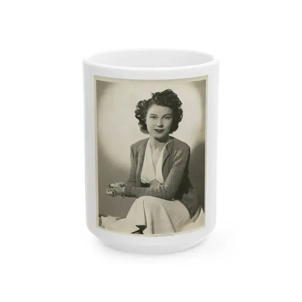 Fay Wray #186 (Vintage Female Icon) White Coffee Mug 15oz - Go Mug Yourself