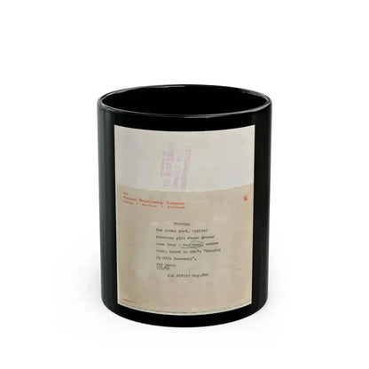 Fay Wray #187 (Vintage Female Icon) Black Coffee Mug 11oz - Go Mug Yourself