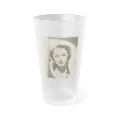 Fay Wray #188 (Vintage Female Icon) Frosted Pint Glass 16oz-16oz-Frosted-Go Mug Yourself