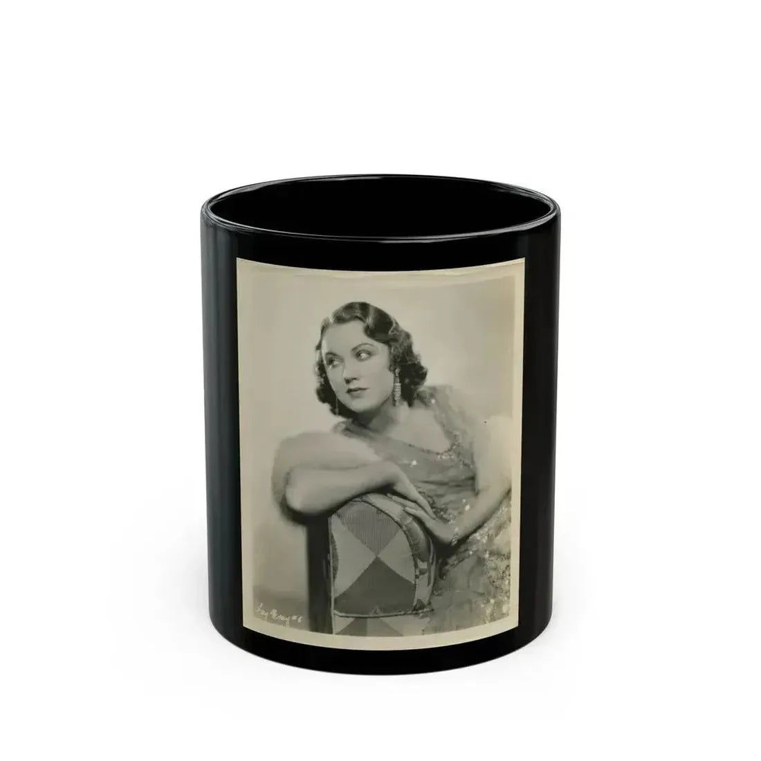 Fay Wray #190 (Vintage Female Icon) Black Coffee Mug 11oz - Go Mug Yourself