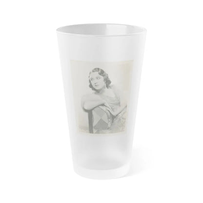 Fay Wray #190 (Vintage Female Icon) Frosted Pint Glass 16oz-16oz-Frosted-Go Mug Yourself