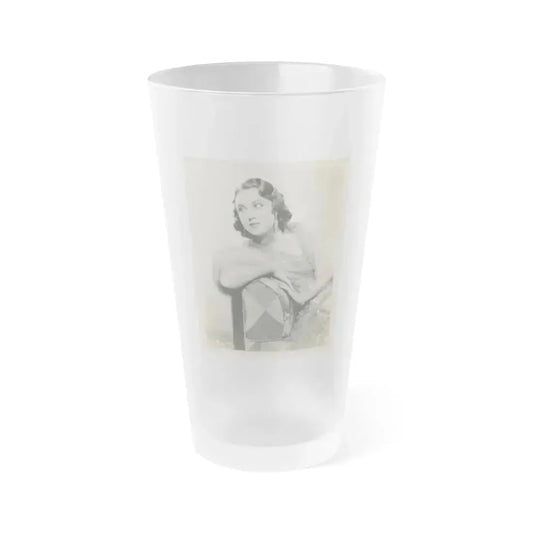Fay Wray #190 (Vintage Female Icon) Frosted Pint Glass 16oz 16oz Frosted - Go Mug Yourself