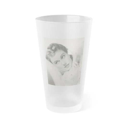 Fay Wray #191 (Vintage Female Icon) Frosted Pint Glass 16oz-16oz-Frosted-Go Mug Yourself